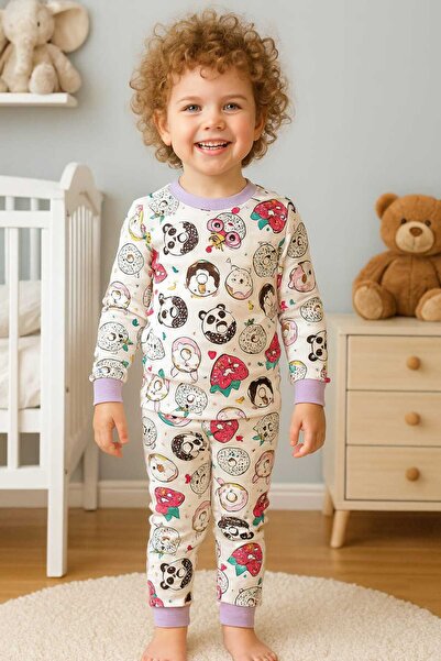 MİLAYS LİFE HOME COLLECTİON MİLAYS PIDŽAMA ZA DEVOJČICE (3-6 GODINA) 1% 100% ...