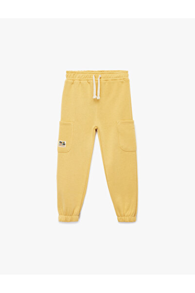 Koton Şardonlu Beli Lastikli Basic Jogger Eşofman Altı