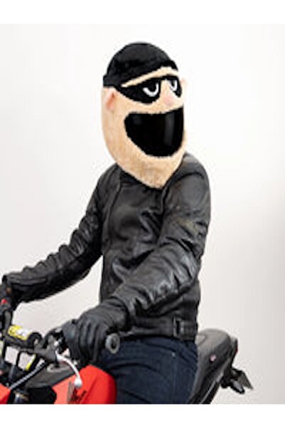 Beta Hırsız Peluş Kask Kılıfı