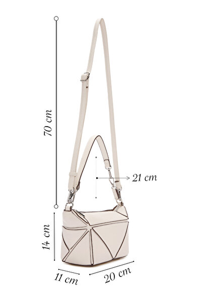 Derimod Women's Cream Long Strap Crossbody Bag 25Sbd 241018