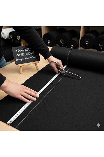 MYS FLEX 100x100 cm 2mm siyah Keçe Kumaş El İşi, Hobi ve Dekorasyon Keçe malzeme