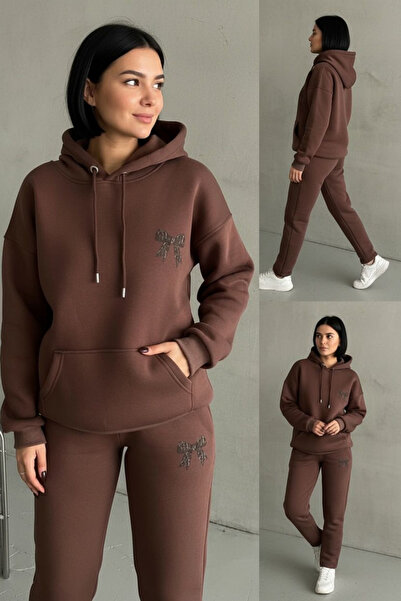Ferte Women's Oversized Hoodie Sweatshirt & Track Pants Women's Sports Suit Casual Track Suit Set