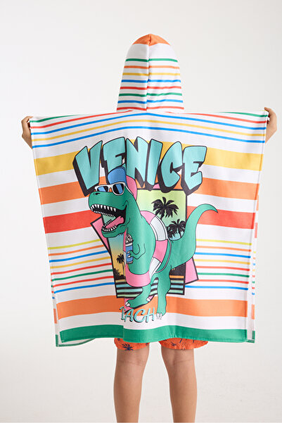 MoveBeach Πετσέτα θαλάσσης και πόντσο με σχέδια για παιδιά