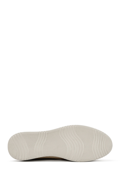 Derimod Kadın Krem Dolgu Topuklu Hakiki Deri Comfort Ayakkabı Günlük Ayakkabı 25SFD411318