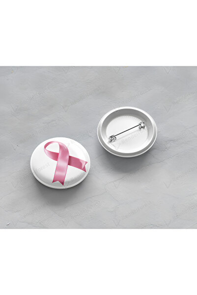 Generic Breast Cancer Badge Button with Pin with different designs