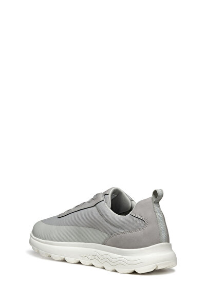 Geox Erkek Gri U Spherica A - Mesh + Nbk Synt Bağcıklı Kumaş Sneaker U46BYA014EKC1010
