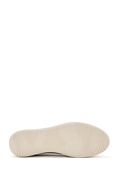 Derimod Kadın Bej Dolgu Topuklu Süet Hakiki Deri Loafer, Comfort Ayakkabı, Günlük Ayakkabı 25SFD411210