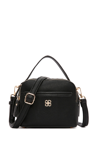 Derimod Γυναικεία τσάντα χιαστί με μαύρο μακρύ λουράκι 25SBD2422FT