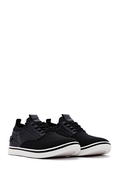 Derimod Zero Men's Black Lace-Up Sneakers 25Sfd69036F