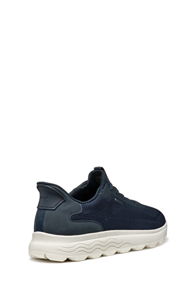 Geox Erkek Lacivert U Spherica Plus A - Knit.Te + Sy Bağcıklı Sneaker U55MPA06KEKC4002
