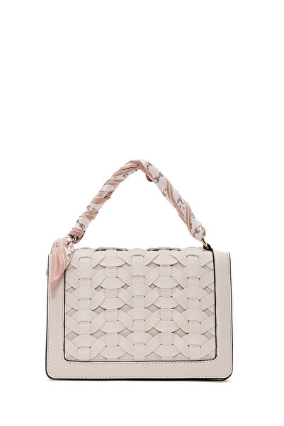 Derimod Γυναικεία Κρεμ Μίνι Τσάντα χιαστί με μακρύ λουράκι 25SBD281329