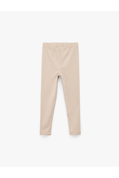 Koton Desenli Beli Lastikli 3'lü Tayt Seti