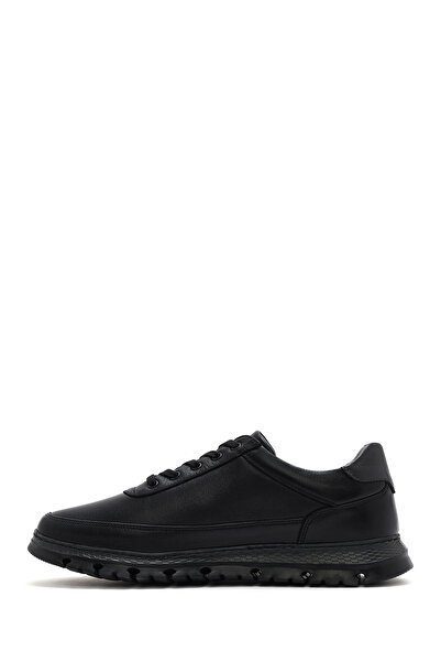 Derimod Men's Black Lace-Up Leather Casual Sneaker 25Sfd674918