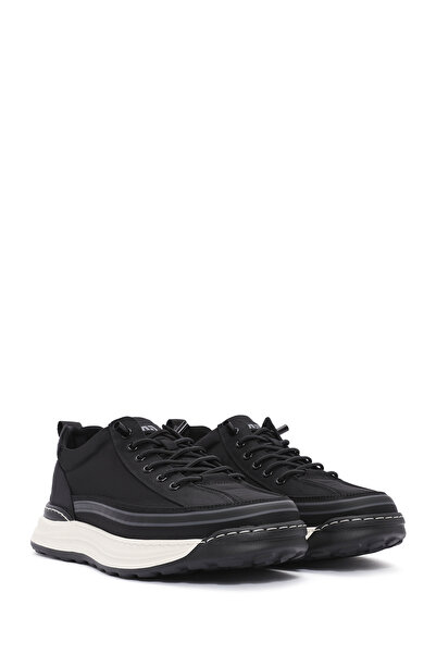 Derimod Erkek Siyah Bağcıklı Kumaş Sneaker 25SFD69386F