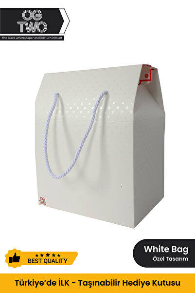 OGTWO Sevgililer Günü İçin Hediye Kutusu & Çanta Boş Karton Hediye Paketi Hed...