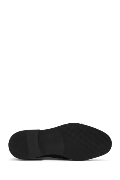 Derimod Erkek Siyah Bağcıklı Deri Klasik Ayakkabı 25SFD603118