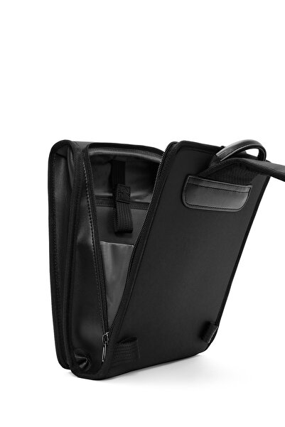 Derimod D-Pack Unisex Siyah Çapraz Çanta 24WBD30186F