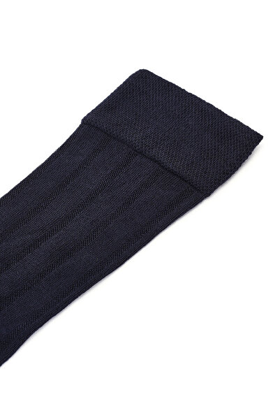 Derimod Ανδρικές μακριές κάλτσες μπαμπού σε μπλε ναυτικό χρώμα 000A2C30136F