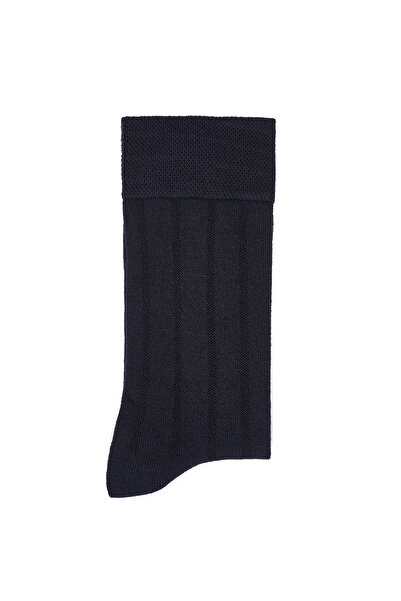 Derimod Ανδρικές μακριές κάλτσες μπαμπού σε μπλε ναυτικό χρώμα 000A2C30136F