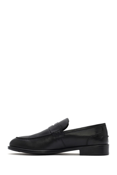 Derimod Erkek Siyah Deri Loafer 25SFD751618