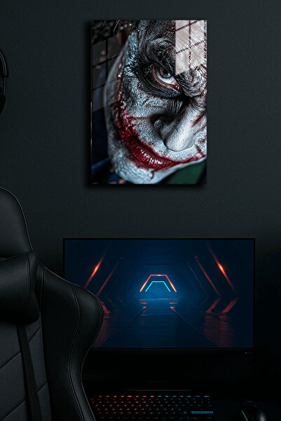 EABASKI Poster metalic "Joker" cu imprimeu, Tablou cadou 30x40 cm
