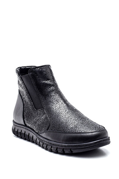 Derimod Жіночі чорні шкіряні черевики Comfort з блискавкою 24WFD360014