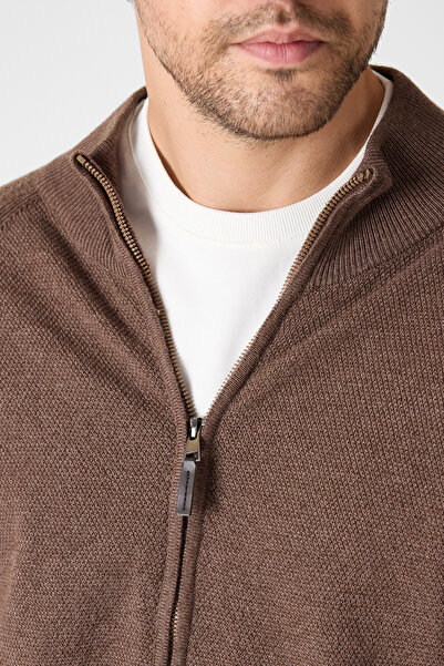 Frappoli Polev Мъжка кафе италианска раглан ръкав спортна жилетка-яке с цип