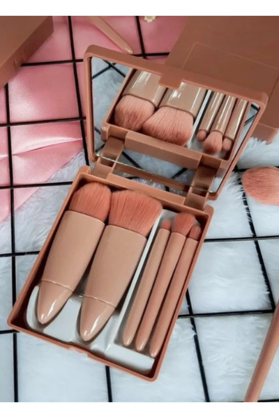 Meyras Touch 2 ПРОДУКТ - Спеціальний набір з 13 зелених пензликів Fix Keseli та набір з 5 дзеркальних косметичних дзеркал