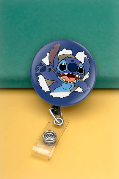 Apptakı Mekanizmalı Metal Buton Yoyo Yaka Kartığı Kart Tutucu Yoyo Kartlık - ...