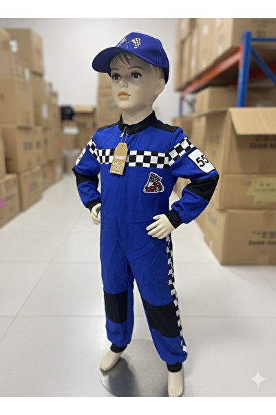 ARDSU F1 Yarış Sürücüsü/formula Yarışçı/araba Yarışı Çocuk Kostümü