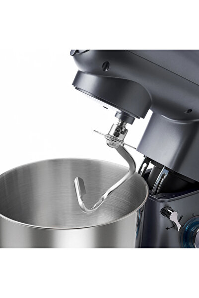 Karaca Kıyma Çekme ve Hamur Yoğurma, Karıştırma 5,5 Lt Sucuk-Sosis/İçli Köfte Aparatlı Mutfak Şefi 1900W