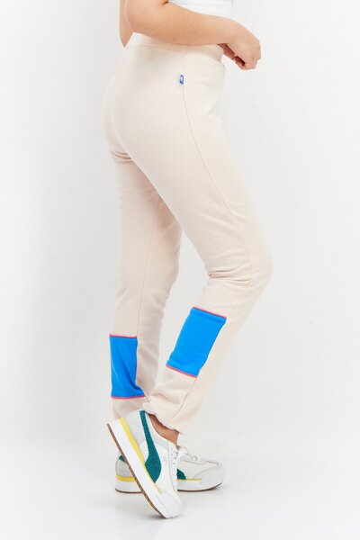 UMBRO Women Sportwear Fit Brand Logo Outdoor Jogger Pants, Peach