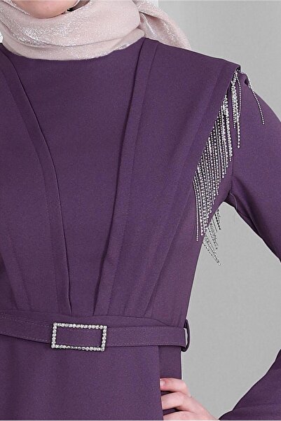 Alvina ΚΡΕΠ ΦΟΡΕΜΑ ΜΕ ΖΩΝΗ ΜΕ ΛΕΠΤΟΜΕΡΕΙΑ ΑΛΥΣΙΔΑΣ 43589