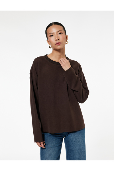 Koton Hanorac de bază cu mânecă lungă și decolteu