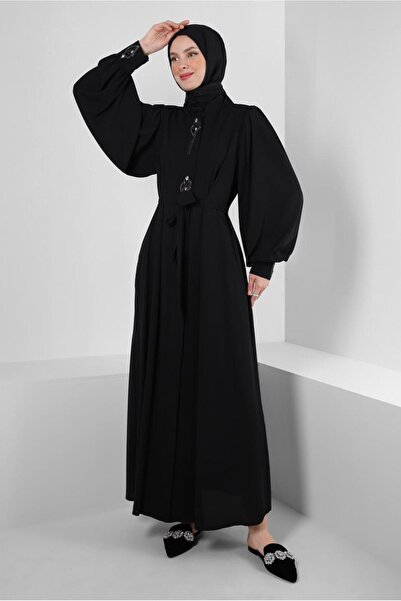 Alvina BALON KOL TAŞ DETAYLI FERACE 80066