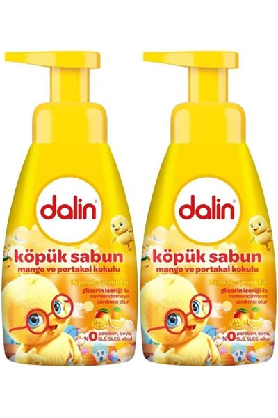 Dalin Köpük Sabun Mango Ve Portakal Kokulu 200 ml X 2 Adet