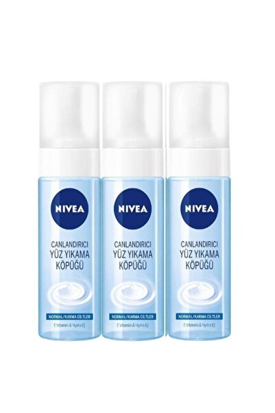 NIVEA Yüz Temizleme Köpüğü Canlandırıcı Norm-Karma X 3 Adet