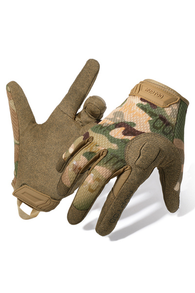 Choice قفازات رجالية مموهة من طراز M Z3، تكتيكية، تغطي الأصابع بالكامل، مزودة...