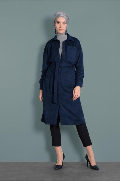 Alvina KADİFE FİTİLLİ DÜĞMELİ TUNİK 40301