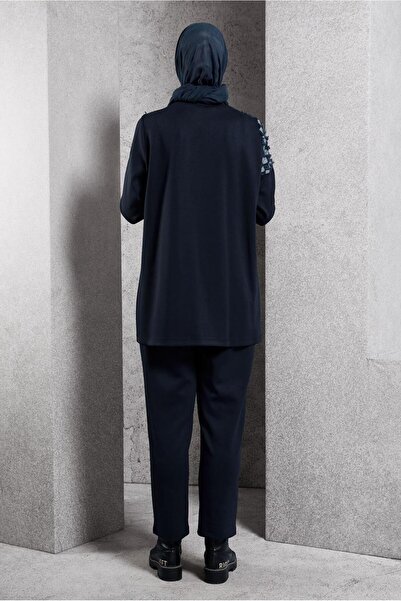 Alvina 45158 Model Patterned Pants Set