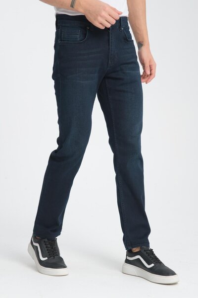 Store rkek Regular Fit Likralı Kot Pantolon - Esnek %98 Pamuk Jean