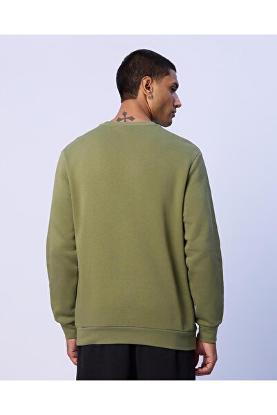 Kappa Antonio Erkek Yeşil Regular Fit Sweatshirt