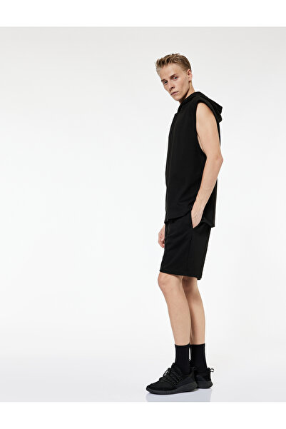 Koton Beli Lace-Up Pocket Detailed Short Sports Shorts