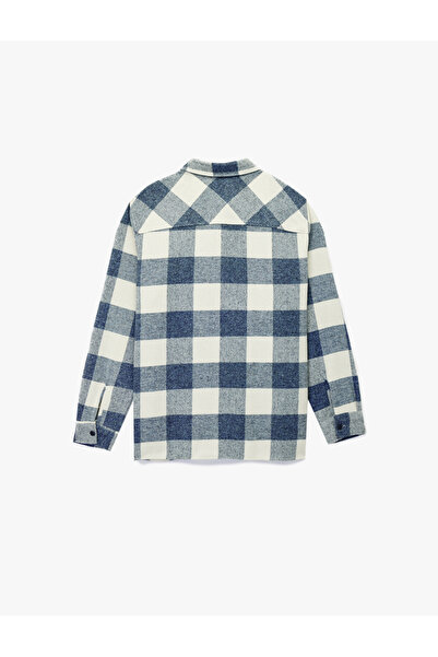 Koton Πουκάμισο με κανονική εφαρμογή με κουμπιά κλασικό γιακά με μακρύ μανίκι καρό