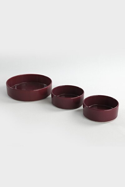 Keramika Σαλάτα Plum Bowl 3 Τεμάχια