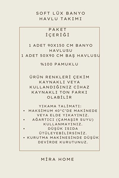 merland benvecocuk 2 Pieces & # 37;100 Cotton Soft Luxury Bath Towel Set Gray