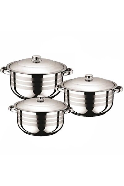 Royal Middle 6 Piece Stainless Steel Cookware Set