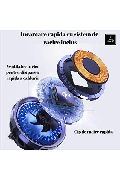 AVR SMART Magnetic Wireless Car Charger (Qi2, 15W, MagSafe Compatible) - White