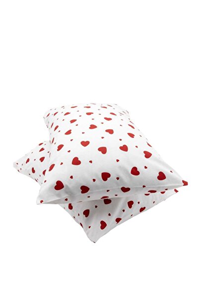 CPU ELEKTRONİK Red Heart Double Duvet Cover Set Cotton 160X200 cm
