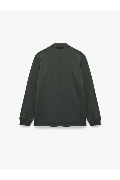 Koton Ζακέτα με μακρύ μανίκι με φερμουάρ και κορδόνια